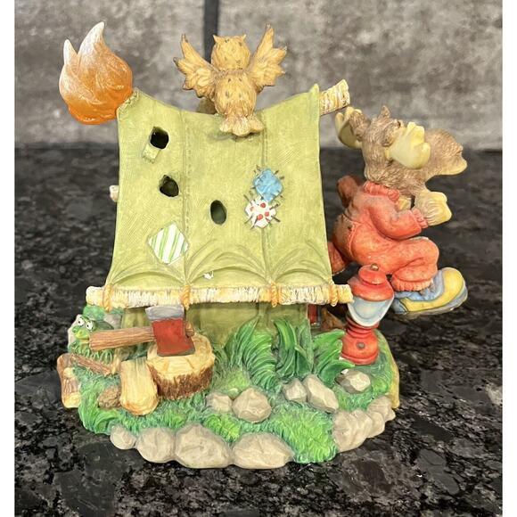 Enesco Moose Creek Crossing “Time to Vam-Moose” 1996 Nightlight #260746 - Picture 9 of 13